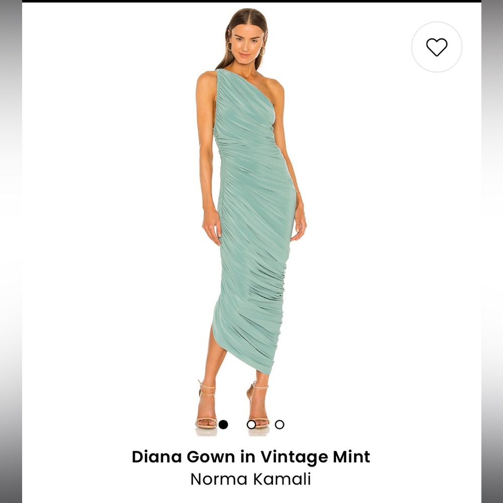 Norma Kamali Diana dress vintage mint